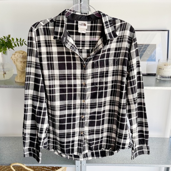 The North Face Tops - THE NORTH FACE Berkeley plaid flannel top XL